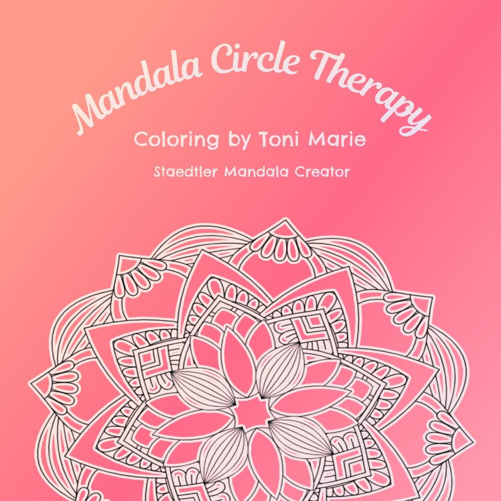 Mandala Circle Therapy Coloring (25 Images)